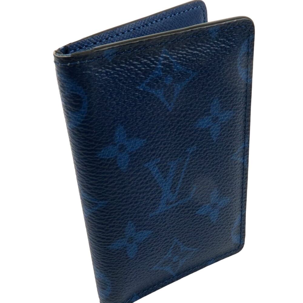 💎✨BEAUTIFUL✨💎Authentic Louis Vuitton Taiga Rama Organizer Depoche Card Case - Picture 5 of 15